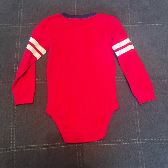 3/$25 Carter’s Long Sleeve Boys Graphic Red Onsie NWOT - Picture 11 of 12